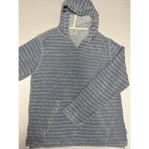 Faherty Baja Beach Whitewater Hoodie Poncho Mens S Womens M